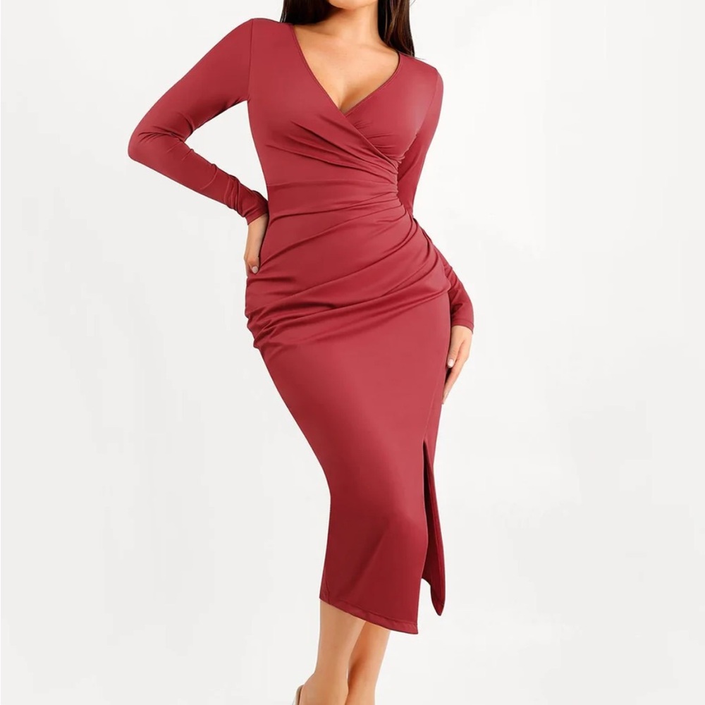 Popilush shapewear Red Dress